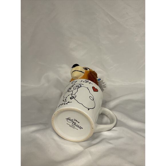 Disney Lady And The Tramp Side By Side With Your Loved One Mug + Stuffed Animal - Picture 8 of 8